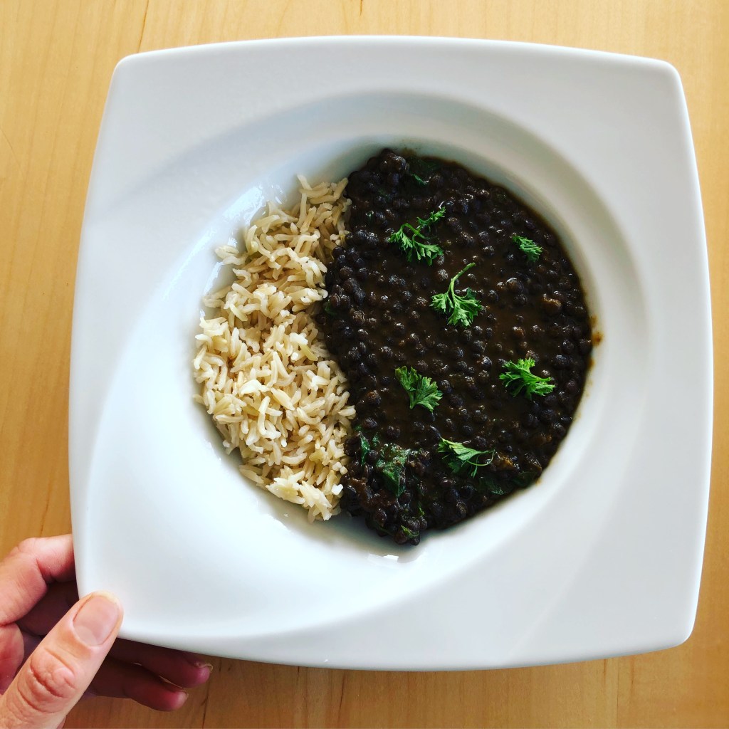 Lentil Dahl with Spinach & Parsley (V,&nbsp;GF)